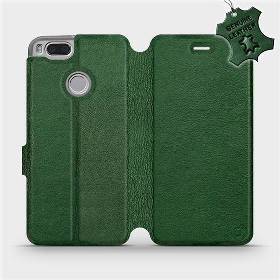 Hülle für Xiaomi Mi A1 - Farbe Green Leather