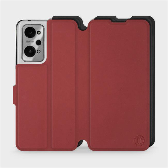 Phone Case Realme GT 2 - Design Dark Red with Black