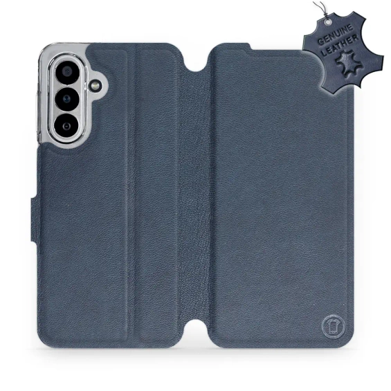 Phone Case Samsung Galaxy A17 5G - Design Blue Leather