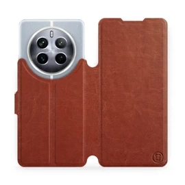Phone Case Realme 12 Pro Plus 5G - Design Brown&Orange