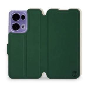 Phone Case OPPO Reno 13 Pro - Design Green with Platinum