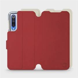 Phone Case Xiaomi Mi 9 SE - Design Dark Red with Platinum