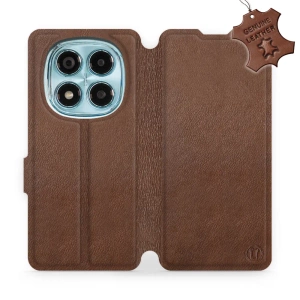 Phone Case Xiaomi Redmi Note 14 Pro 4G - Design Brown Leather