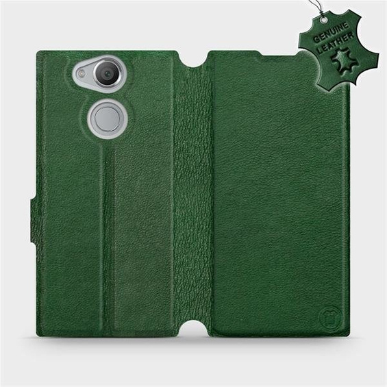 Phone Case Sony Xperia XA2 - Design Green Leather