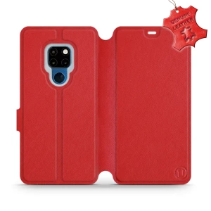 Phone Case Huawei Mate 20 - Design Red Leather