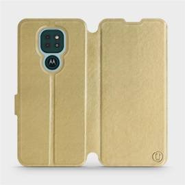 Etui do Motorola Moto G9 Play - wzór Gold&Gray