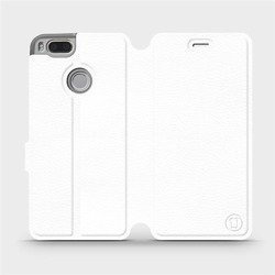 Phone Case Xiaomi Mi A1 - Design White&Orange