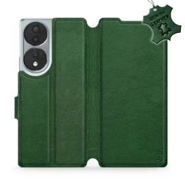 Phone Case Huawei Honor 70 - Design Green Leather