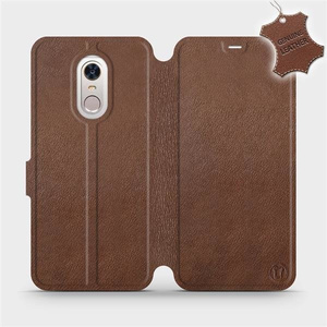 Phone Case Xiaomi Redmi 5 Plus - Design Brown Leather