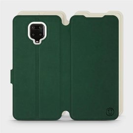 Etui Soft Touch do Xiaomi Redmi Note 9 Pro - wzór Miejska zieleń z platyną