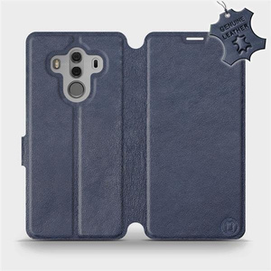 Phone Case Huawei Mate 10 Pro - Design Blue Leather