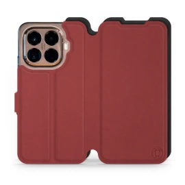 Phone Case Xiaomi 15T Pro - Design Dark Red with Black