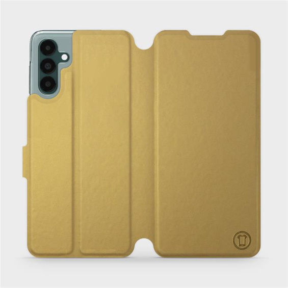 Etui do Samsung Galaxy A04S - wzór Gold&Gray