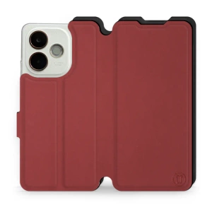 Phone Case OPPO A5 Pro 5G - Design Dark Red with Black