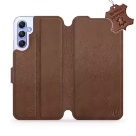 Hülle für Samsung Galaxy A34 5G - Farbe Brown Leather