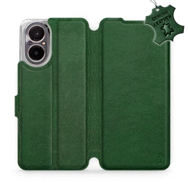 Phone Case Realme C67 4G - Design Green Leather