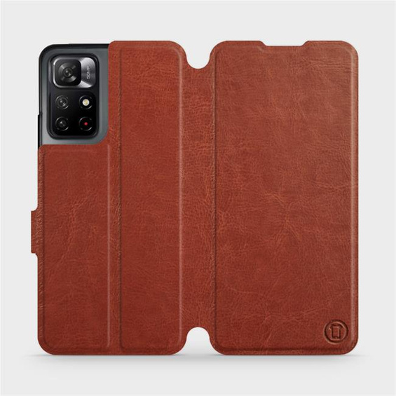 Phone Case Xiaomi Redmi Note 11S 5G - Design Brown&Orange