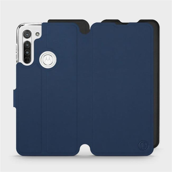 Phone Case Motorola Moto G8 - Design Navy with Black