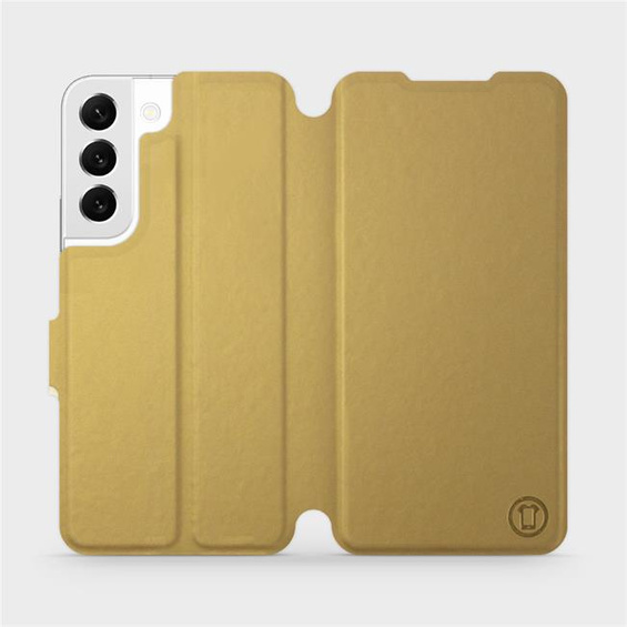 Phone Case Samsung Galaxy S22 - Design Gold&Orange