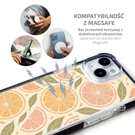 Etui MagSafe Elite Bumper Apple iPhone 12 - wzór DP80D