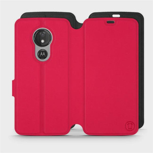 Phone Case Motorola Moto G7 Power - Design Red with Black