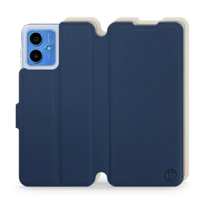 Phone Case Motorola Moto G14 - Design Navy with Platinum
