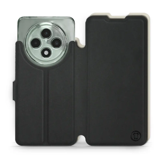 Phone Case OPPO Reno12 F 5G - Design Black with Platinum