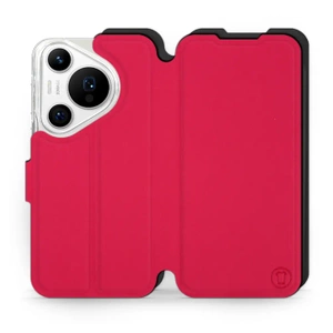 Etui Soft Touch do Huawei Pura 70 Pro - wzór Żywa czerwień z czernią