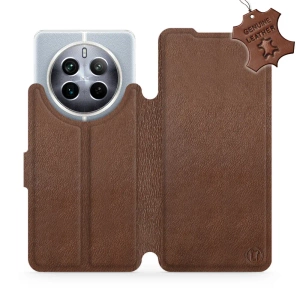 Phone Case Realme 12 5G - Design Brown Leather