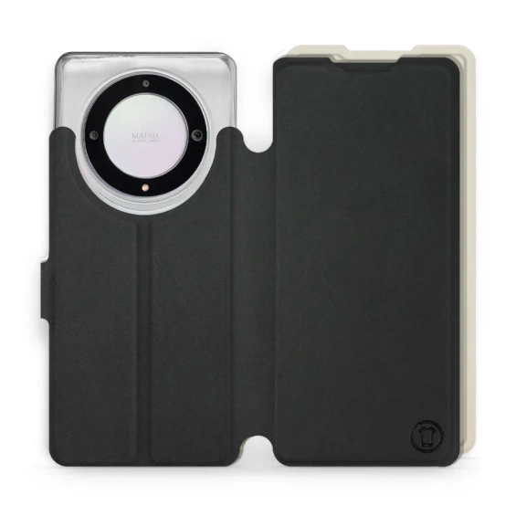 Phone Case Huawei Honor Magic5 Lite 5G - Design Black with Platinum