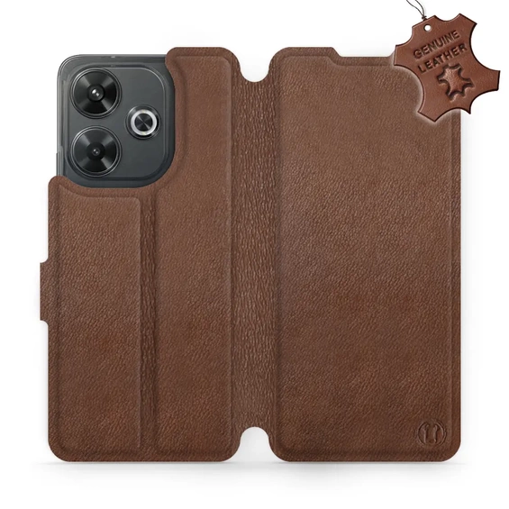 Phone Case Xiaomi Redmi 13 - Design Brown Leather