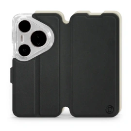 Phone Case Huawei Pura 80 Pro - Design Black with Platinum