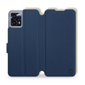 Phone Case Motorola Moto G13 - Design Navy with Platinum