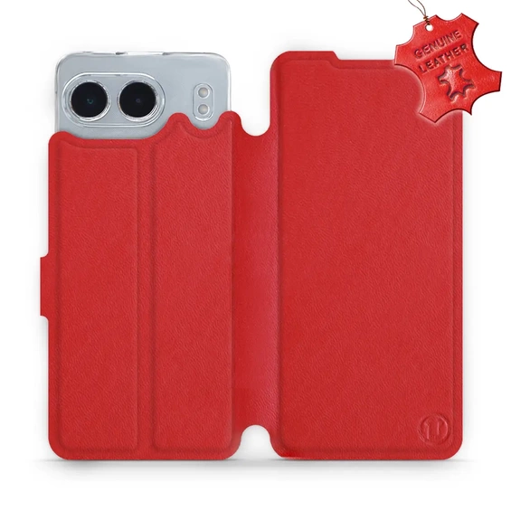 Phone Case OnePlus Nord 4 5G - Design Red Leather