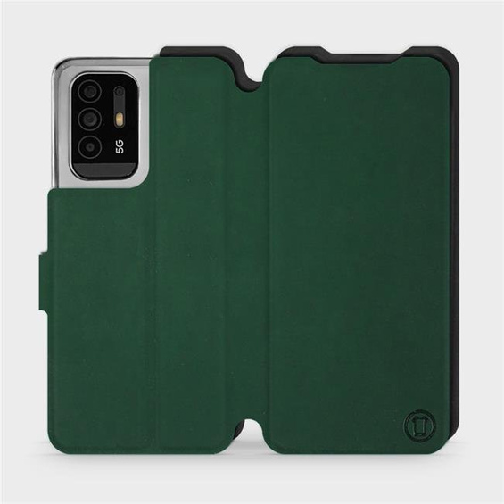 Hülle für OPPO Reno 5 Z - Farbe Grün mit Schwarz