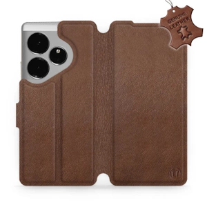 Hülle für Realme GT 6 - Farbe Brown Leather