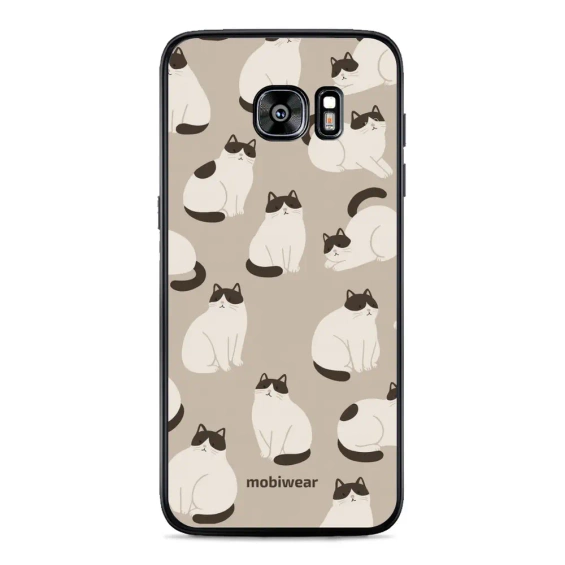 Phone Glossy Case Samsung Galaxy S7 Edge - Design G160G