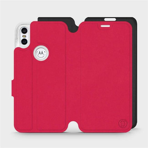 Phone Case Motorola One - Design Red with Black