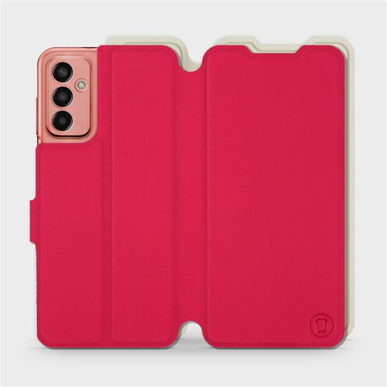 Phone Case Samsung Galaxy M13 - Design Red with Platinum