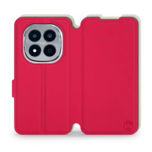 Hülle für Xiaomi Redmi Note 15 Pro Plus 5G - Farbe Rot mit Platin