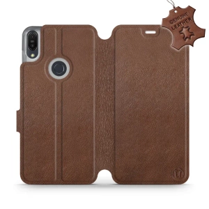 Phone Case Asus Zenfone Max Pro M1 ZB602KL - Design Brown Leather