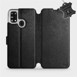 Phone Case Samsung Galaxy M31 - Design Black Leather
