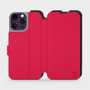 Hülle für Apple iPhone 14 Pro Max - Farbe Rot mit Schwarz