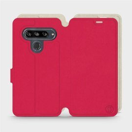 Phone Case LG G8s ThinQ - Design Red with Platinum