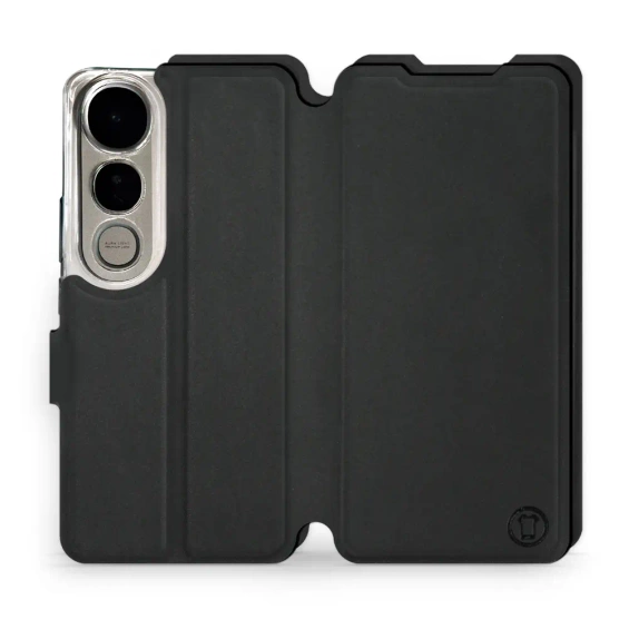 Etui Soft Touch do Vivo V50 Lite - wzór Satynowa czerń