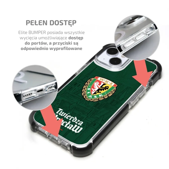Etui MagSafe Elite Bumper Apple iPhone X - wzór D04SW