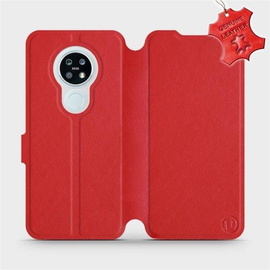 Phone Case Nokia 6.2 - Design Red Leather