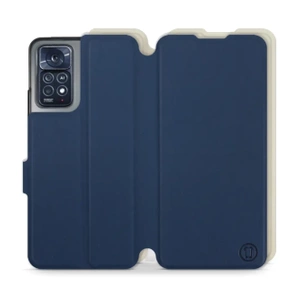 Etui Soft Touch do Xiaomi Redmi Note 12 Pro 4G - wzór Głęboki granat z platyną