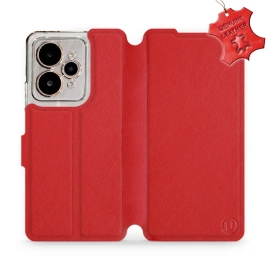 Phone Case Realme 15 5G - Design Red Leather