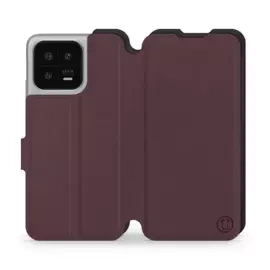 Phone Case Xiaomi 13 - Design Burgundy with Black